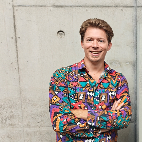 Portret van Tiuri de Jong van het Edulab.