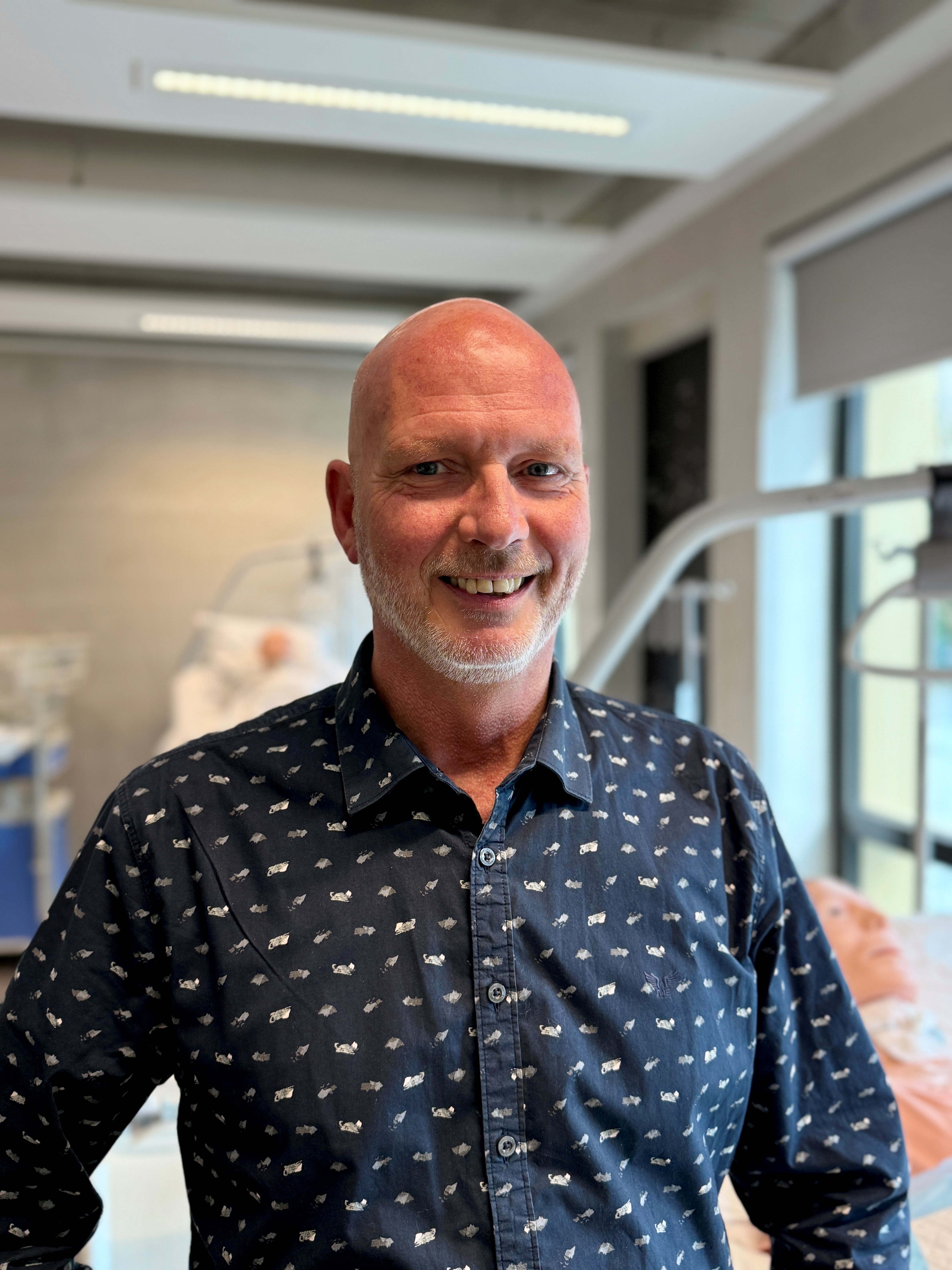 RIchard is 56 en net klaar met zijn opleiding tot Verzorgende IG.