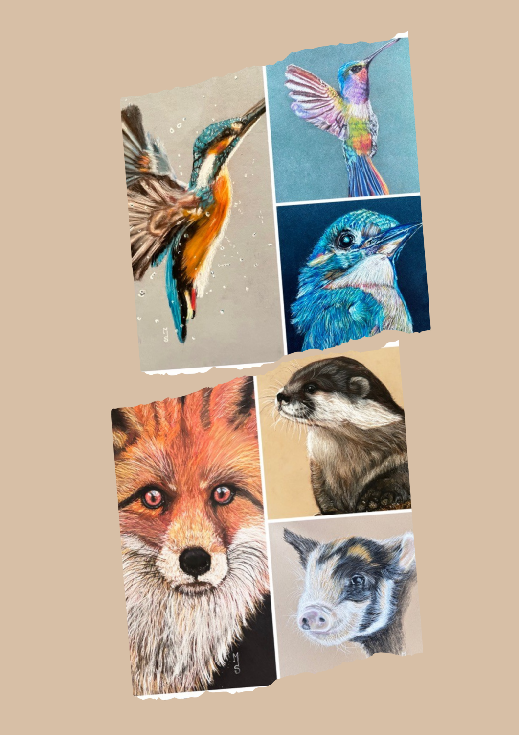 Pastel dieren soft